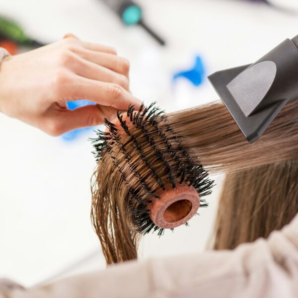 At the hairdresser's